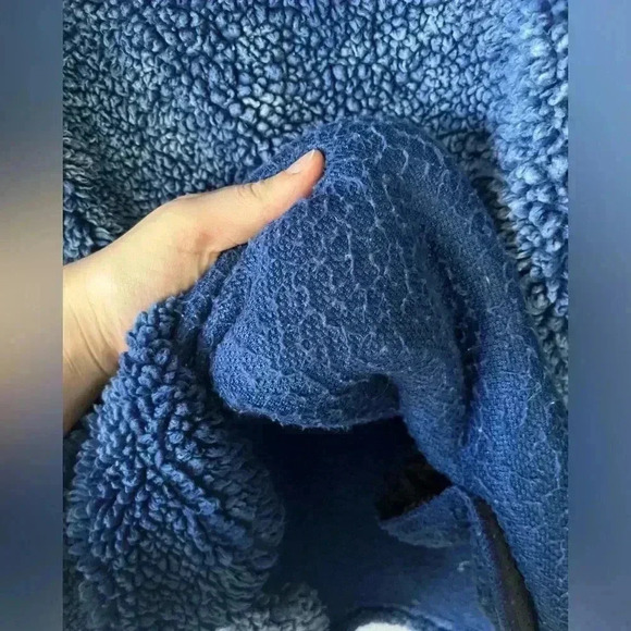 West Virginia Half Zip Sherpa Fleece Jacket Womens Size L - Picture 8 of 14